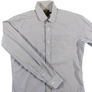 Rugby Ralph Lauren Men's Button Down Shirt Size 15 Blue Check Preppy Classic